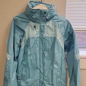 Light Blue Columbia Ski Jacket Shell Medium